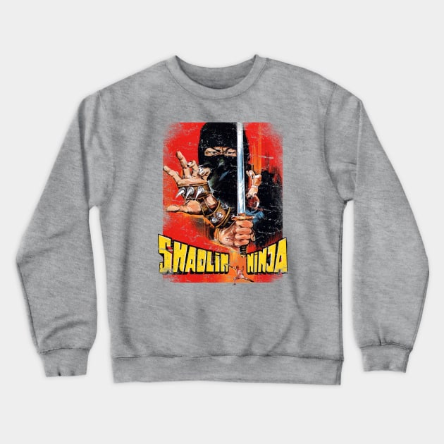 Shaolin Ninja Kung-Fu Crewneck Sweatshirt by 8 Fists of Tees